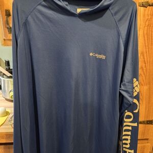 Columbia Navy Long Sleeve Hoodie